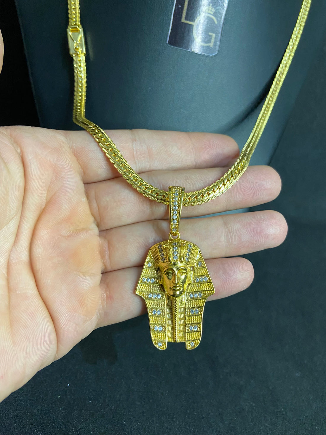 Cordão Laminado Grumet 5mm - Ping Egito Banhado a Ouro